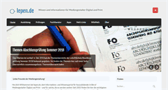 Desktop Screenshot of lepen.de